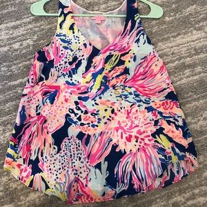 Lilly Pulitzer | Flore Top | Sunken Treasure | XXS | VGUC